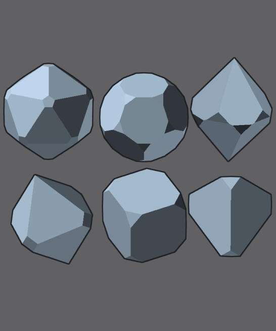Prismatic/Faceted Shapes Prismatic/Faceted Shapes